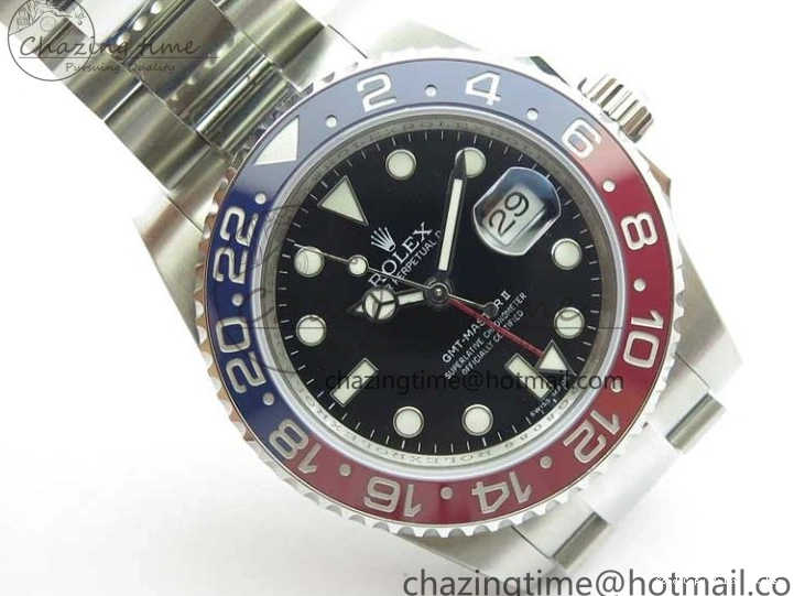 AAA Replica Watches Ceramic GMT-Master II Youthful Best Red 1:1 BLRO MAX Blue 116719 Version VRF 2795 CHS Steel SA3186 Edition 904L 1231